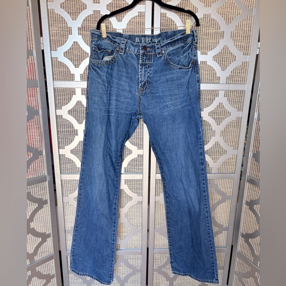 Relaxed Fit Blue Denim Jeans for Men